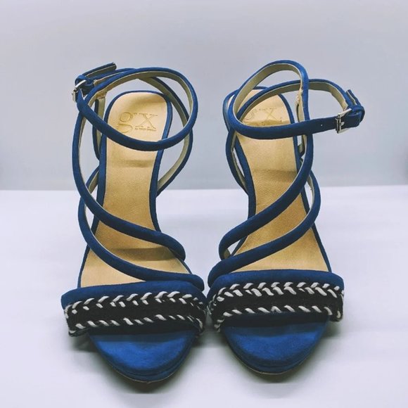 Vintage Designer L.a.m.b Gwen Stefani Heels. Harajuku Rock  Gwen Stefani Heels with Braided Strap Size:7